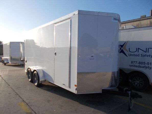 2024 Haulmark 7X16 Extra Tall  Enclosed Cargo Trailer Barn Doors available in Houston, TX