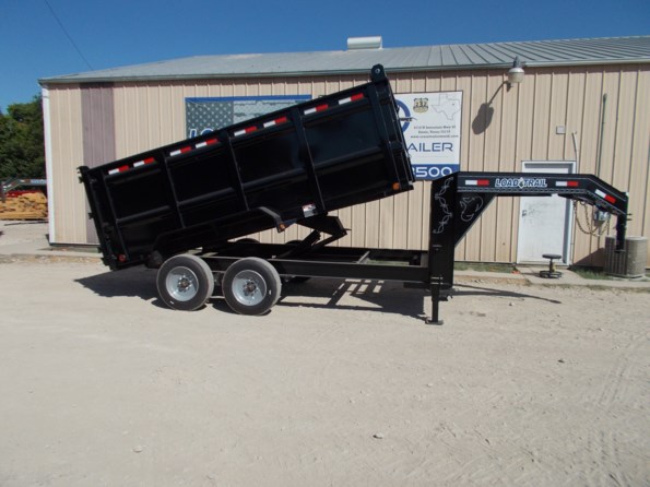 2022 Load Trail 83X14 Tall Side Gooseneck Dump Trailer 16K LB GVWR available in Ennis, TX