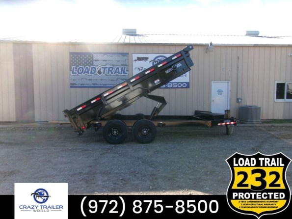 2024 Load Trail 83X14x2 Heavy Duty High Side Dump Trailer 14K GVWR available in Ennis, TX