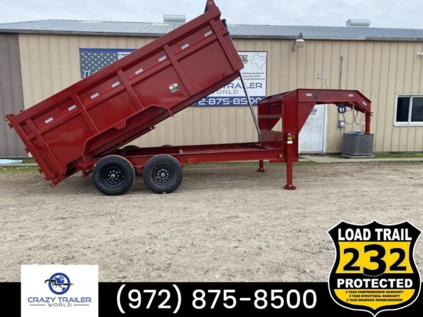 2024 Load Trail DG 83X14 Gooseneck High Side Dump Trailer 14K GVWR available in Ennis, TX