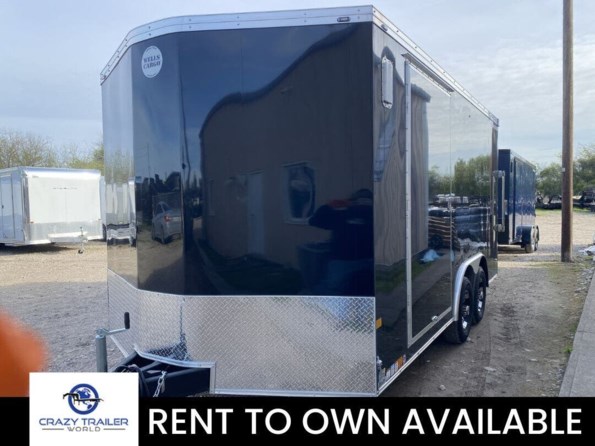 2024 Wells Cargo 8.5X16 Enclosed Cargo Trailer UTV Package available in Ennis, TX