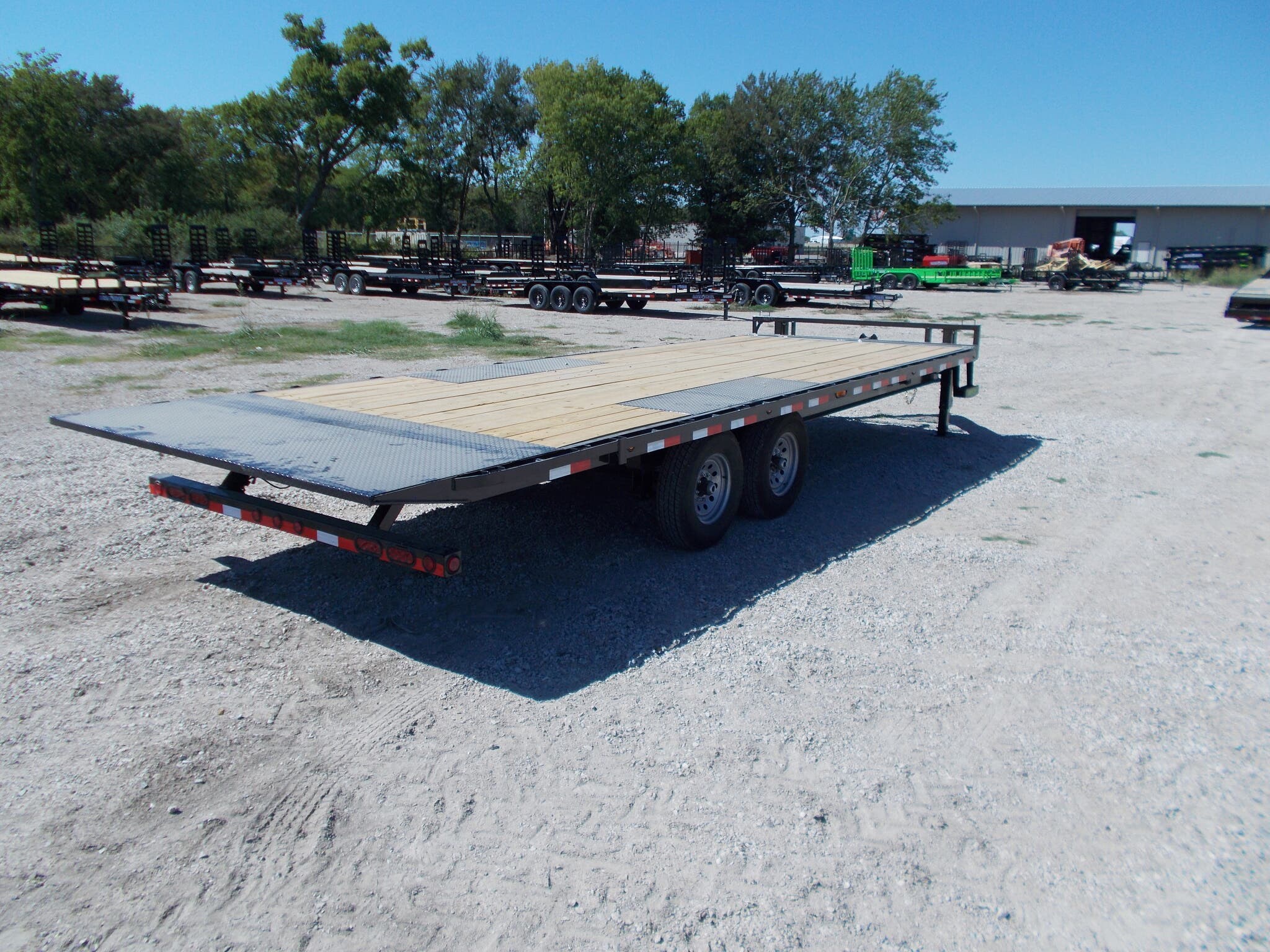 8x24 Tilt Deck Trailer for sale New Load Trail 102X24 Tilt Deckover