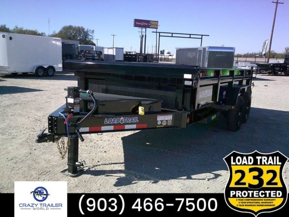 2024 Load Trail DL 83X16x2 Heavy Duty Dump Trailer 14K GVWR available in Greenville, TX