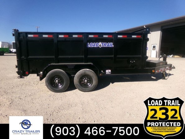 2024 Load Trail DL 83X16  High Side Dump Trailer 14K  GVWR available in Greenville, TX