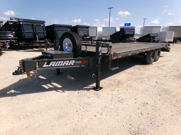 2021 Lamar Trailers 102X22 Deckover Flatbed Trailer 8K Axles available in Greenville, TX
