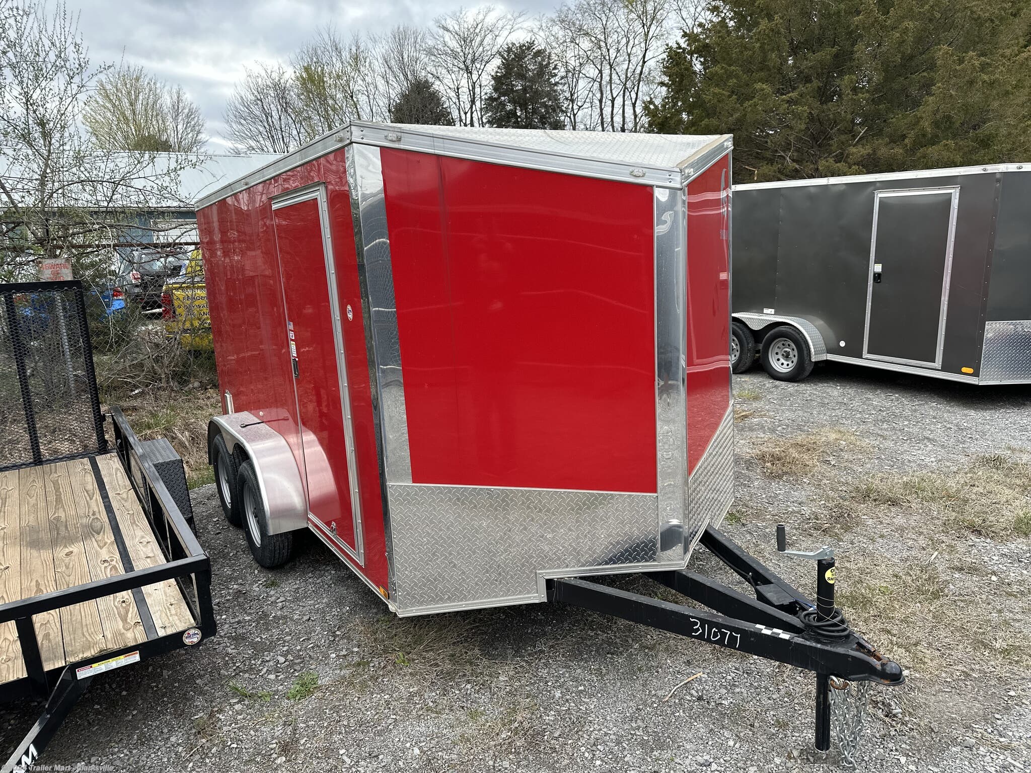 7x12 Cargo Trailer for sale | Used Spartan USED 7x12 TANDEM AXLE ...