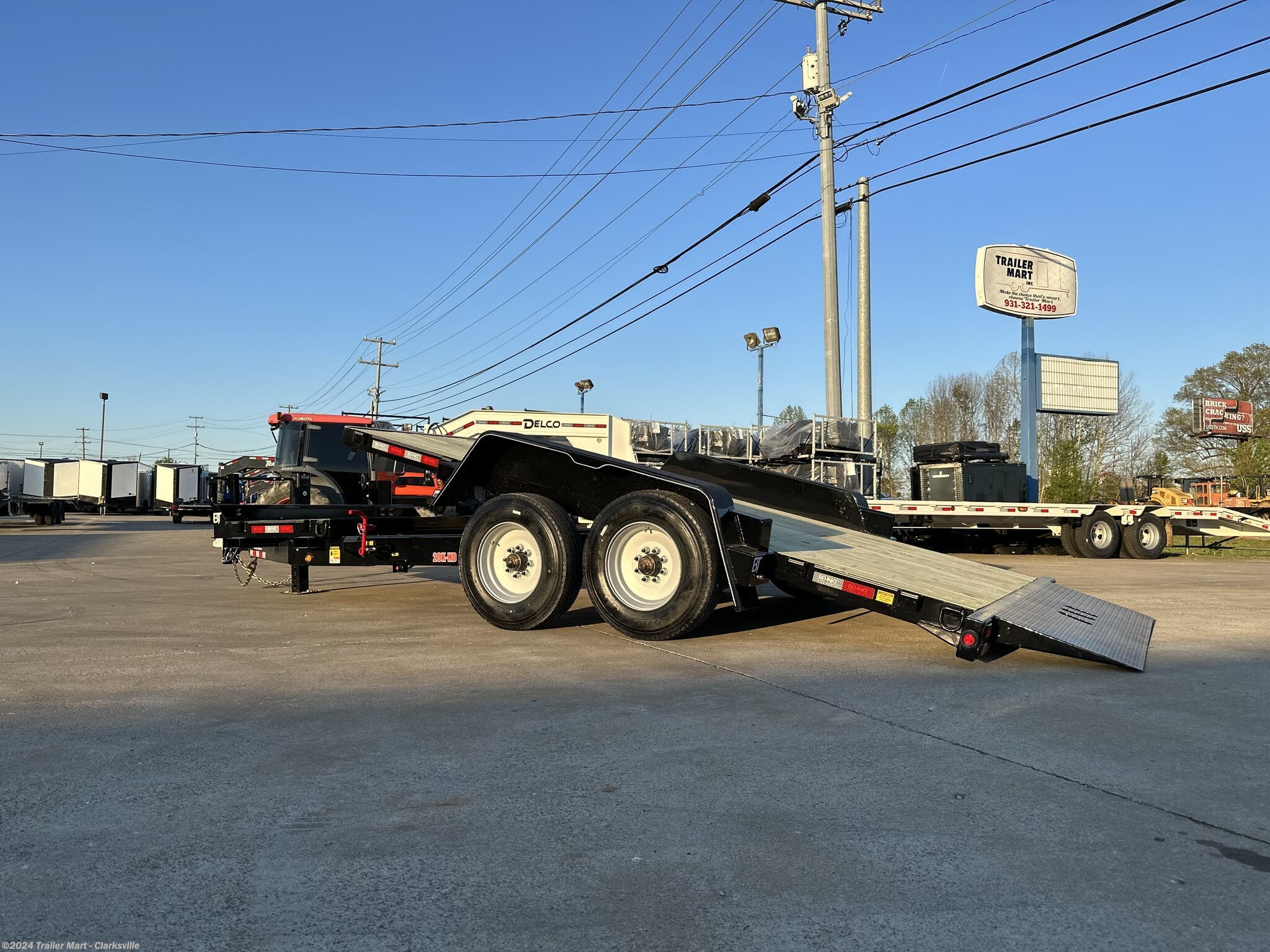 7x20 Equipment Trailer For Sale | New B-B Trailers (Behnke) 16+4 ...