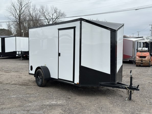 2023 Trailer Mart 6x12 Single Axle, Blackout, Slope wedge, insulated available in Clarksville, TN