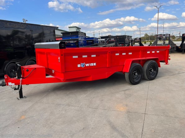 2024 BWISE Brand New 7'x16' Dump Trailer available in Clarksville, TN