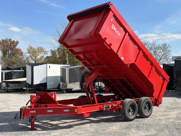 2024 Delco 7x14  Dump Trailer 14K GVWR with tarp available in Clarksville, TN