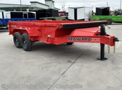 2024 RawMaxx 7x14 7Ton Dump Trailer W/ Hydraulic Jack