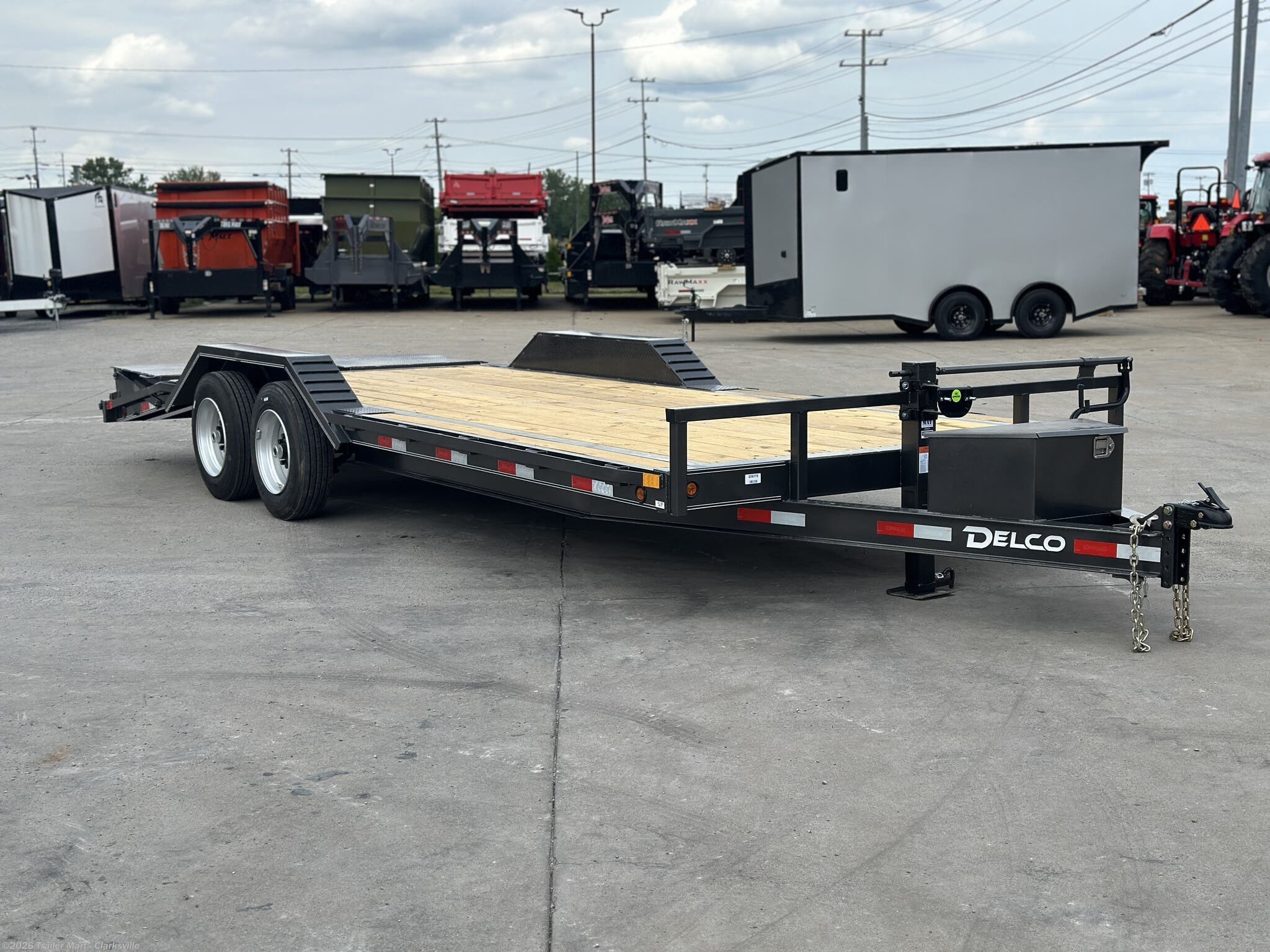 2024 Delco C7 22' Drive-Over Equipment Trailer