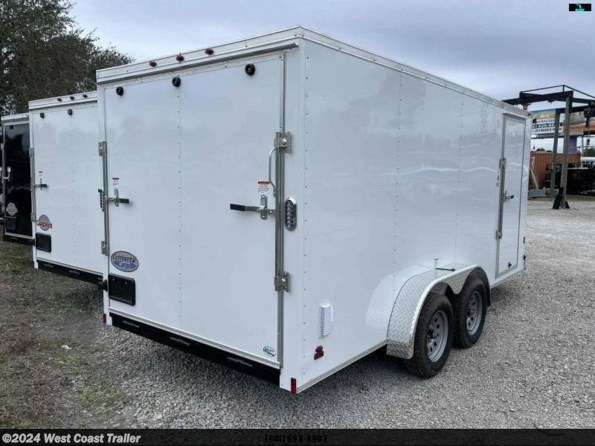 2022 Continental Cargo 7x16 TA V-Nose Enclosed Cargo available in Port Charlotte, FL