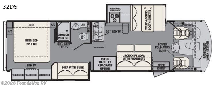 Used 2018  Forest River FR3 32DS by Forest River from Foundation RV in Wichita Falls, TX