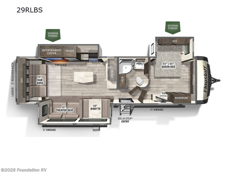 New 2022  Forest River Flagstaff Super Lite 29RLBS by Forest River from Foundation RV in Wichita Falls, TX