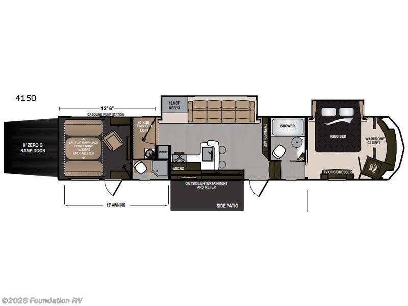 Used 2017  Dutchmen Voltage Epic V4150 by Dutchmen from Foundation RV in Wichita Falls, TX