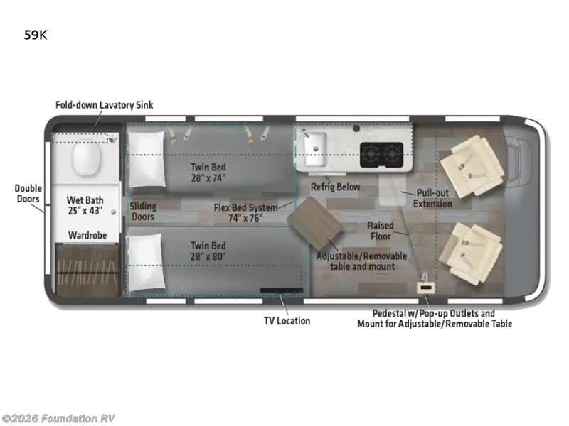 New 2023  Winnebago Travato 59K by Winnebago from Foundation RV in Wichita Falls, TX