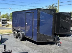 2023 Tailor-Made Trailers 6 Wide Enclosed 6X12 Indigo blue with Blackout package