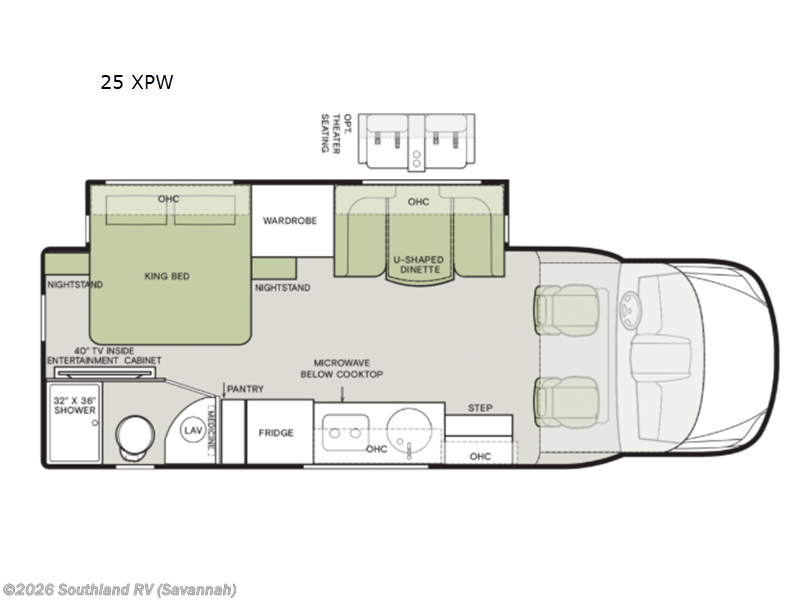 New 2026 Tiffin Wayfarer 25 XPW available in Savannah, Georgia