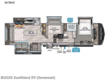 Used 2022 Grand Design Reflection 367BHS available in Savannah, Georgia