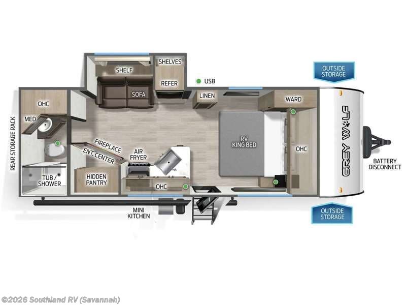 New 2027 Forest River Cherokee Grey Wolf 21AB available in Savannah, Georgia