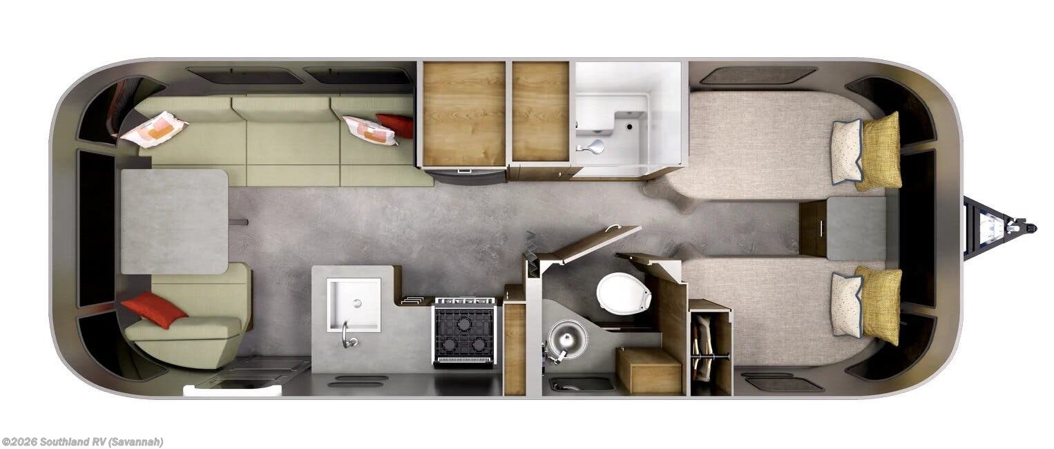 New 2027 Airstream Flying Cloud 25FB Twin available in Savannah, Georgia
