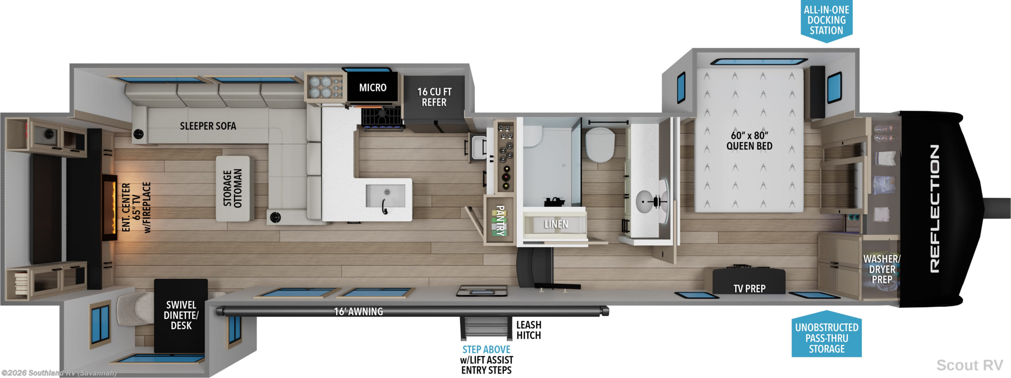 New 2027 Grand Design Reflection 350RDS available in Savannah, Georgia