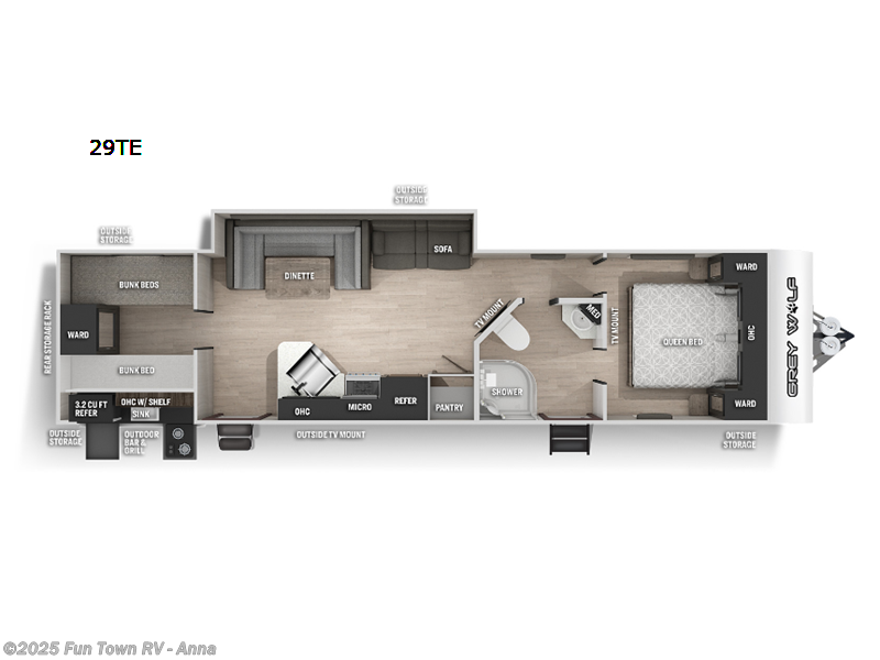 Used 2022 Forest River Cherokee Grey Wolf 29TE available in Anna, Illinois