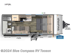 Used 2023 Forest River Cherokee Wolf Pup Black Label 16FQBL available in Tucson, Arizona