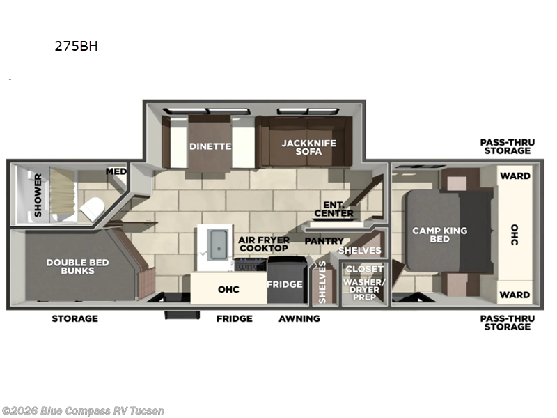 New 2027 Forest River Tracer 275BH available in Tucson, Arizona