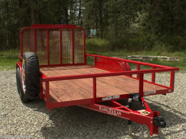 2024 East Texas Trailers 83" X 14' UTILITY 7K  RED available in Rathdrum, ID