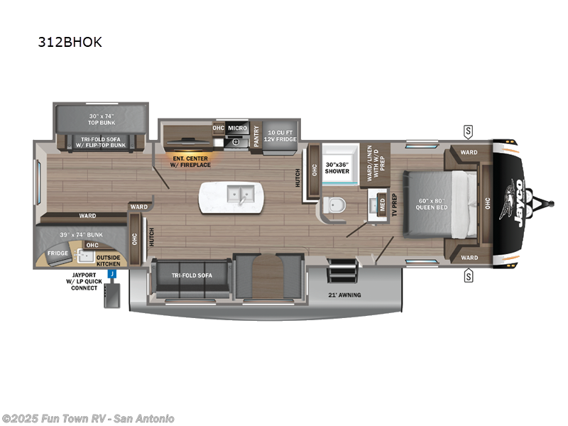Used 2024 Jayco Eagle 312BHOK available in Cibolo, Texas