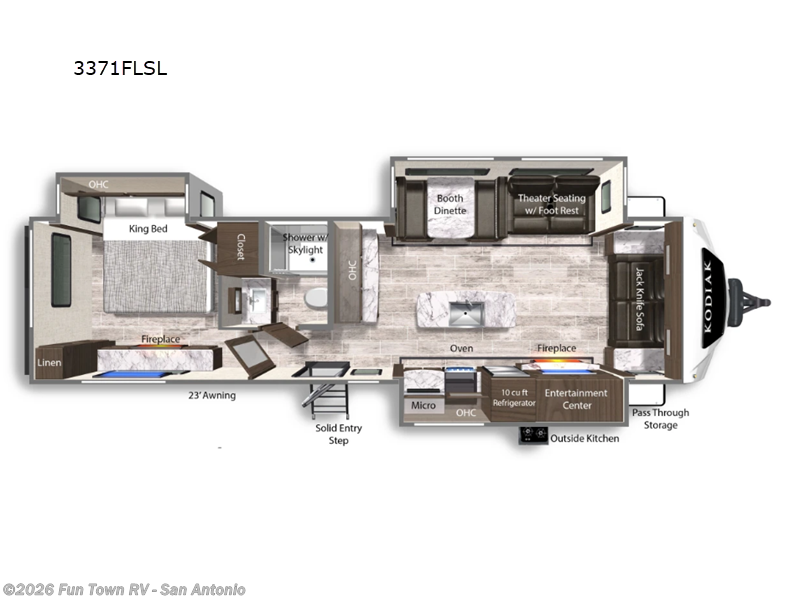 Used 2025 Dutchmen Kodiak Ultimate 3371FLSL available in Cibolo, Texas