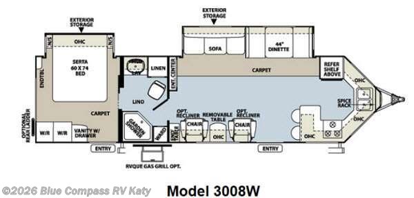 Used 2012 Forest River Rockwood Wind Jammer 3008W available in Katy, Texas