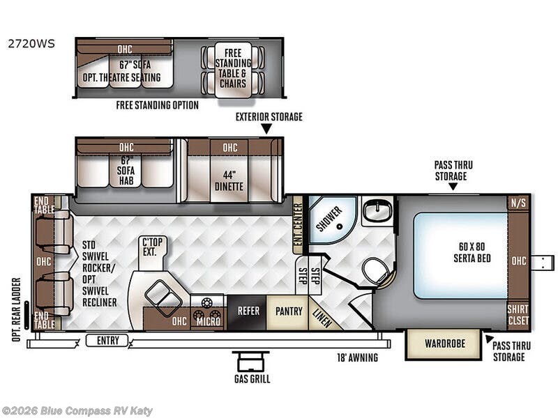 Used 2017 Forest River Rockwood Ultra Lite 2720WS available in Katy, Texas