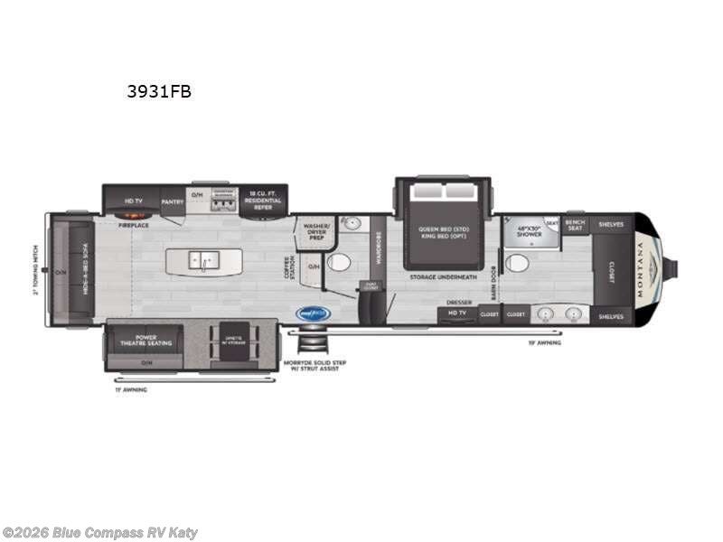 Used 2021 Keystone Montana 3931FB available in Katy, Texas