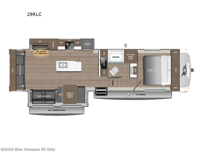 New 2027 Jayco Eagle 29RLC available in Katy, Texas