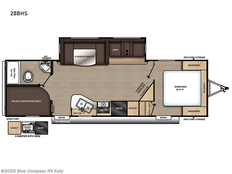 Used 2022 Forest River Aurora 28BHS available in Katy, Texas
