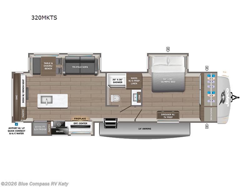 New 2027  Jayco Eagle 320MKTS by Jayco from Blue Compass RV Katy in Katy, TX