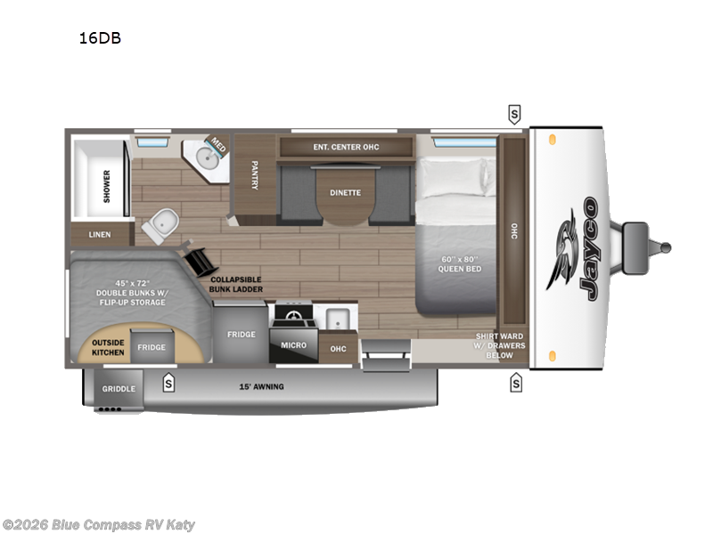 New 2027 Jayco Jay Feather Air 16DB available in Katy, Texas