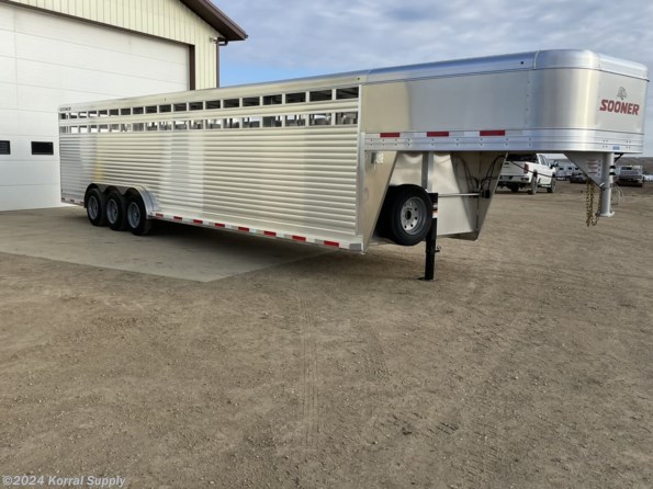 2024 Sooner SR7632 Livestock Trailer 32 Ft W/3 Compartments available in Douglas, ND