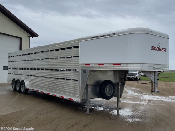 2022 Sooner Double Deck Sheep Trailer available in Douglas, ND