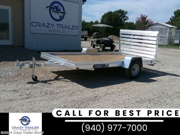 2024 Aluma 7812ESW 12' Aluminum Wood Deck Utility Trailer available in Whitesboro, TX