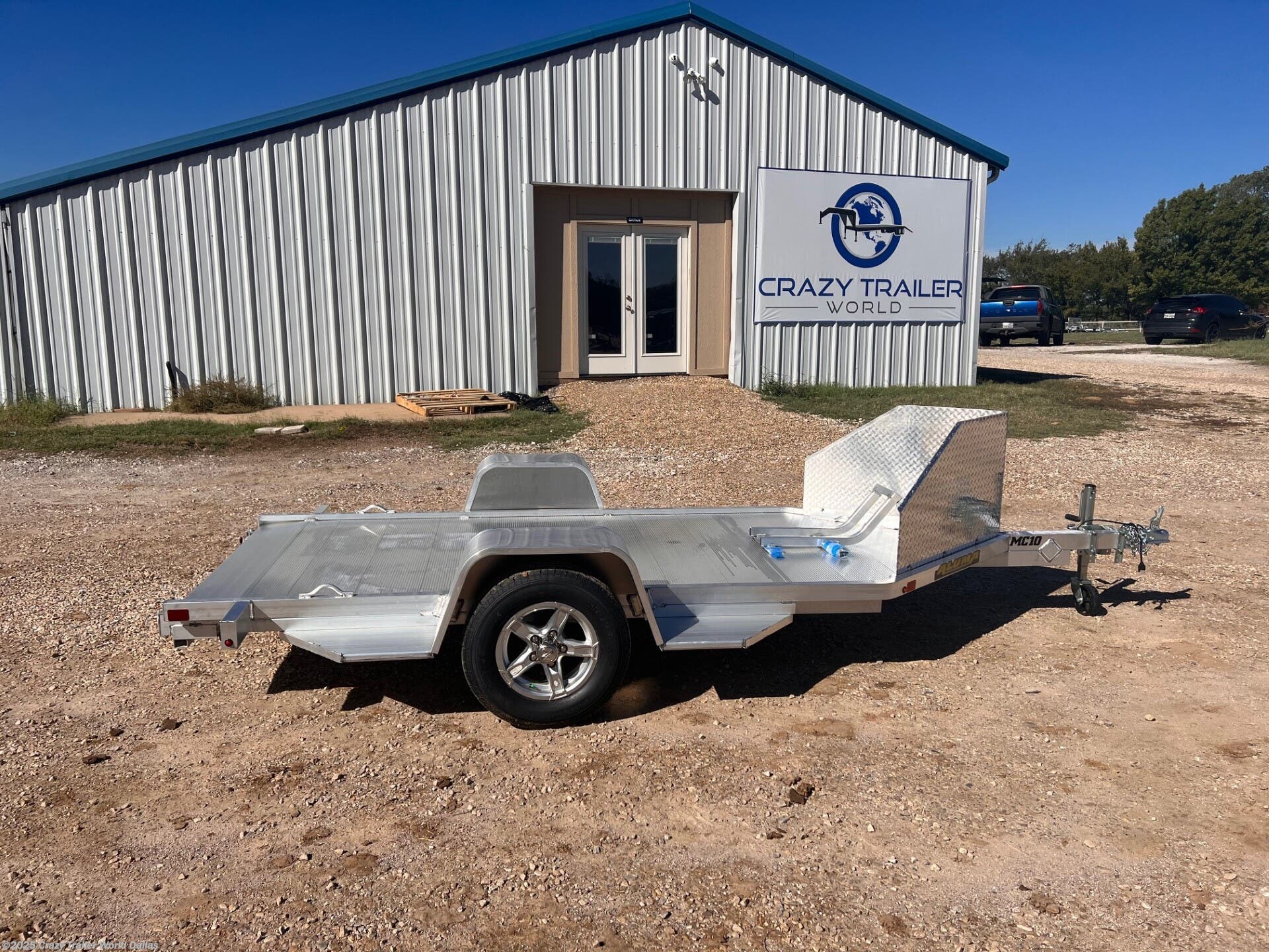 4x10 Motorcycle Trailer for sale New Aluma MC10SR Aluminum