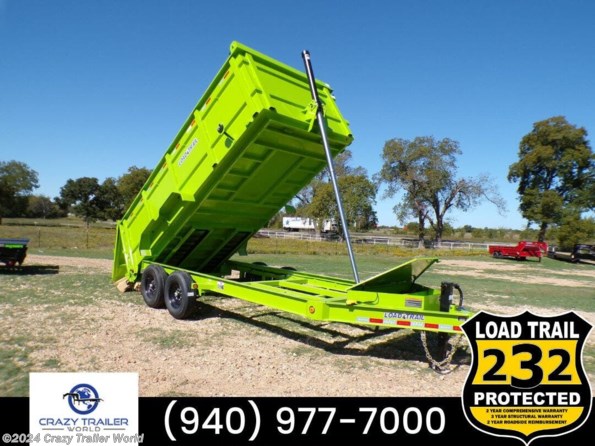 2024 Load Trail DL 83X16 Heavy Duty Dump Trailer Tall Sides 14K LB available in Whitesboro, TX