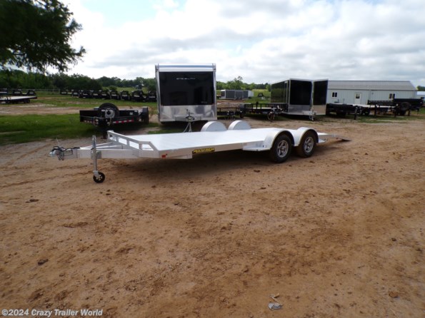 2024 Aluma 8220TA-R 20' Aluminum Car Hauler Trailer available in Whitesboro, TX