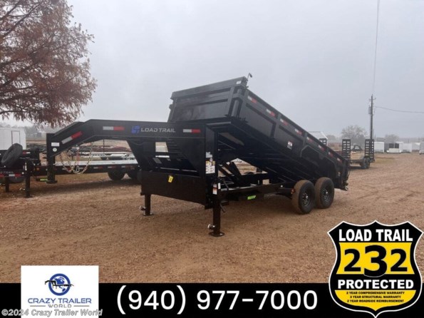 2024 Load Trail DG 83X16x2 Heavy Duty Gooseneck Dump Trailer 14K GVWR available in Whitesboro, TX