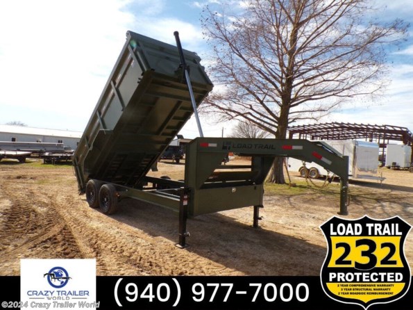 2024 Load Trail DG 83X16 High Side  Gooseneck Dump Trail 14K GVWR available in Whitesboro, TX