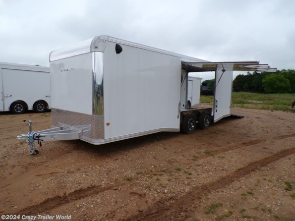 2024 Stealth 8.5X24 Aluminum Car Hauler With Cabinets available in Whitesboro, TX