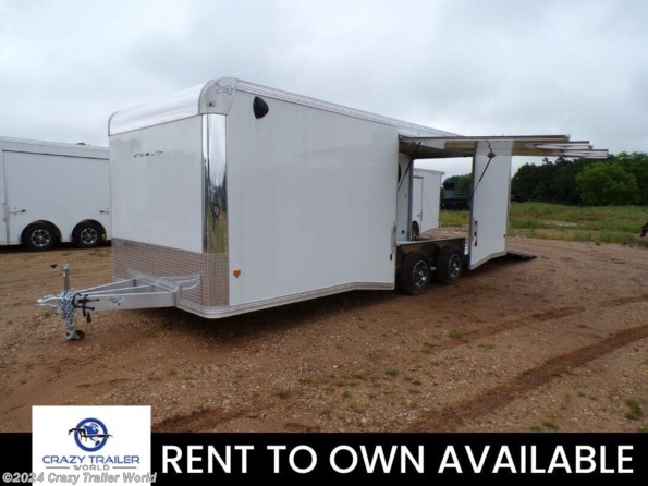 2024 Stealth 8.5X24 Aluminum Car Hauler With Cabinets available in Whitesboro, TX